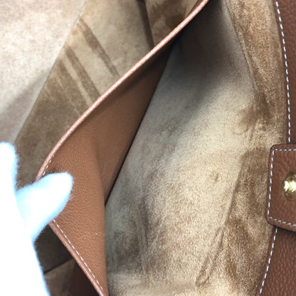 CELINE Tote Bag leather Brown Small Hippo Anais Cuir Triomphe Women Used