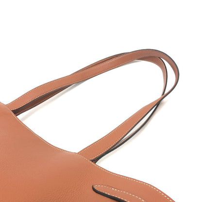 CELINE Tote Bag leather Brown Small Hippo Anais Cuir Triomphe Women Used