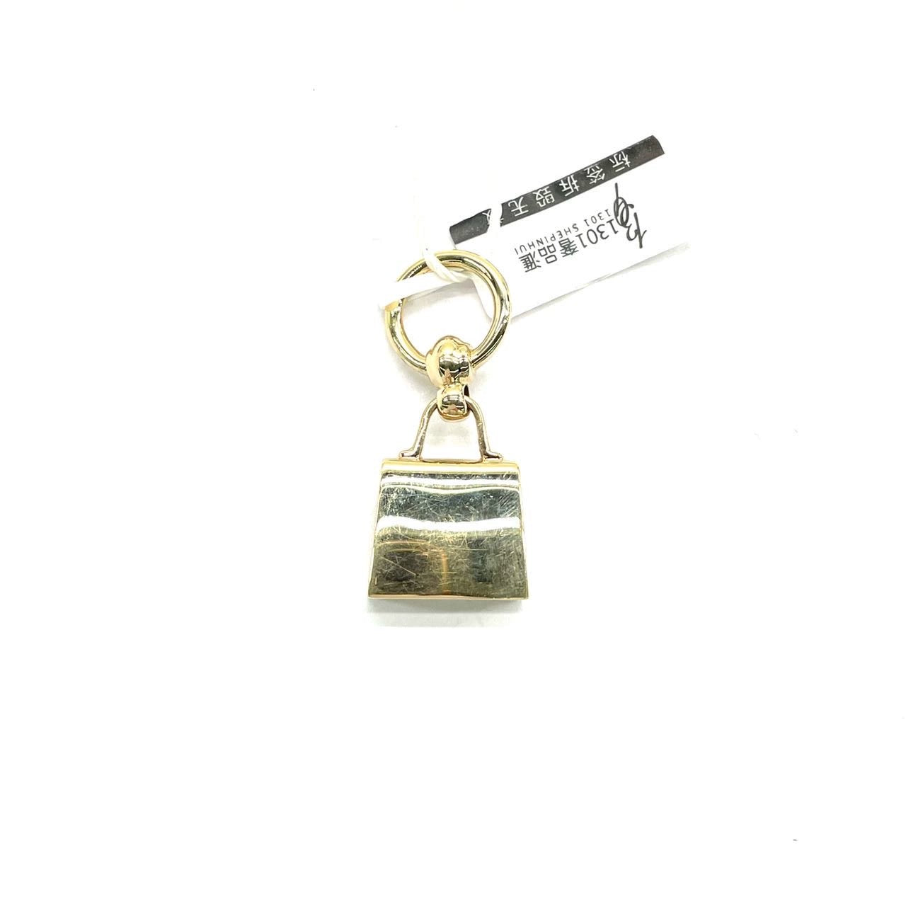 Hermès Top Kelly Pendant Light Rose Gold Necklace Charm Scarf Ring