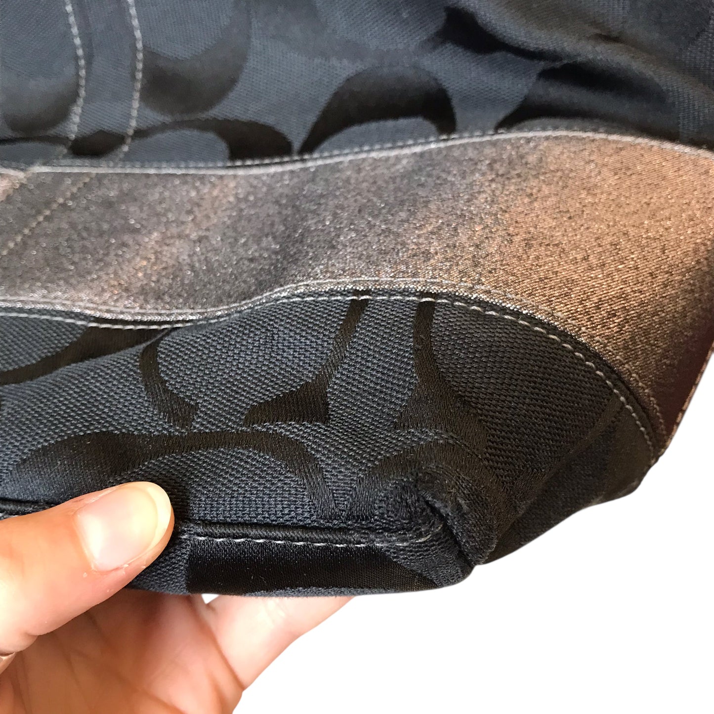 Handbag Designer By Coach In Black, Size:Medium