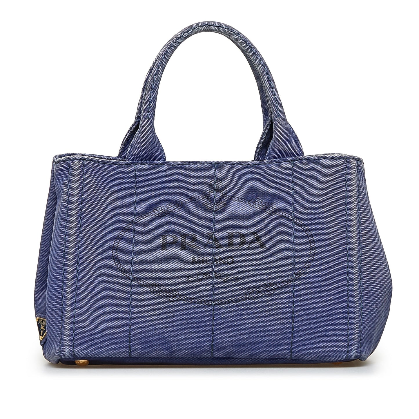 Prada Canapa Logo Satchel