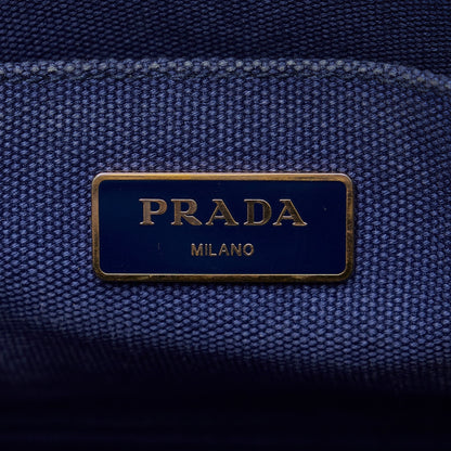 Prada Canapa Logo Satchel