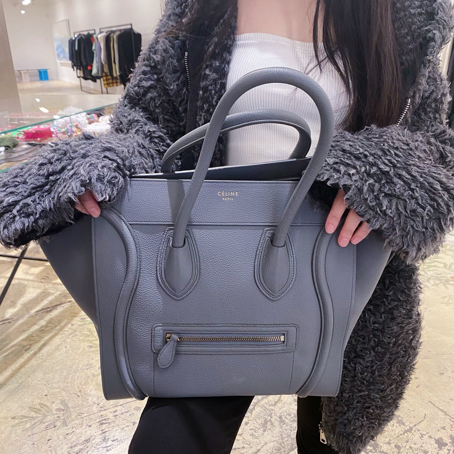 Celine Grey Phantom Bag