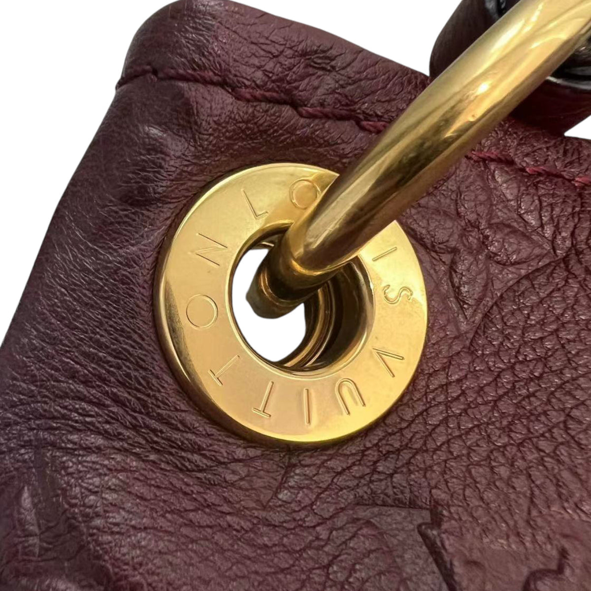 Louis-Vuitton Artsy MM Empreinte Burgundy GHW
