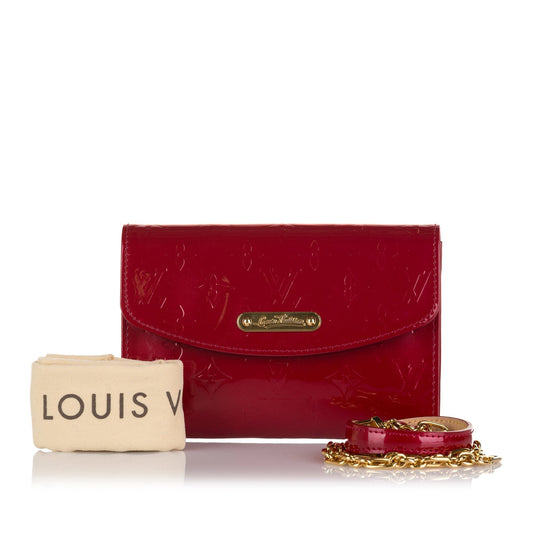 Louis Vuitton Bel Air Pochette Red Monogram Vernis