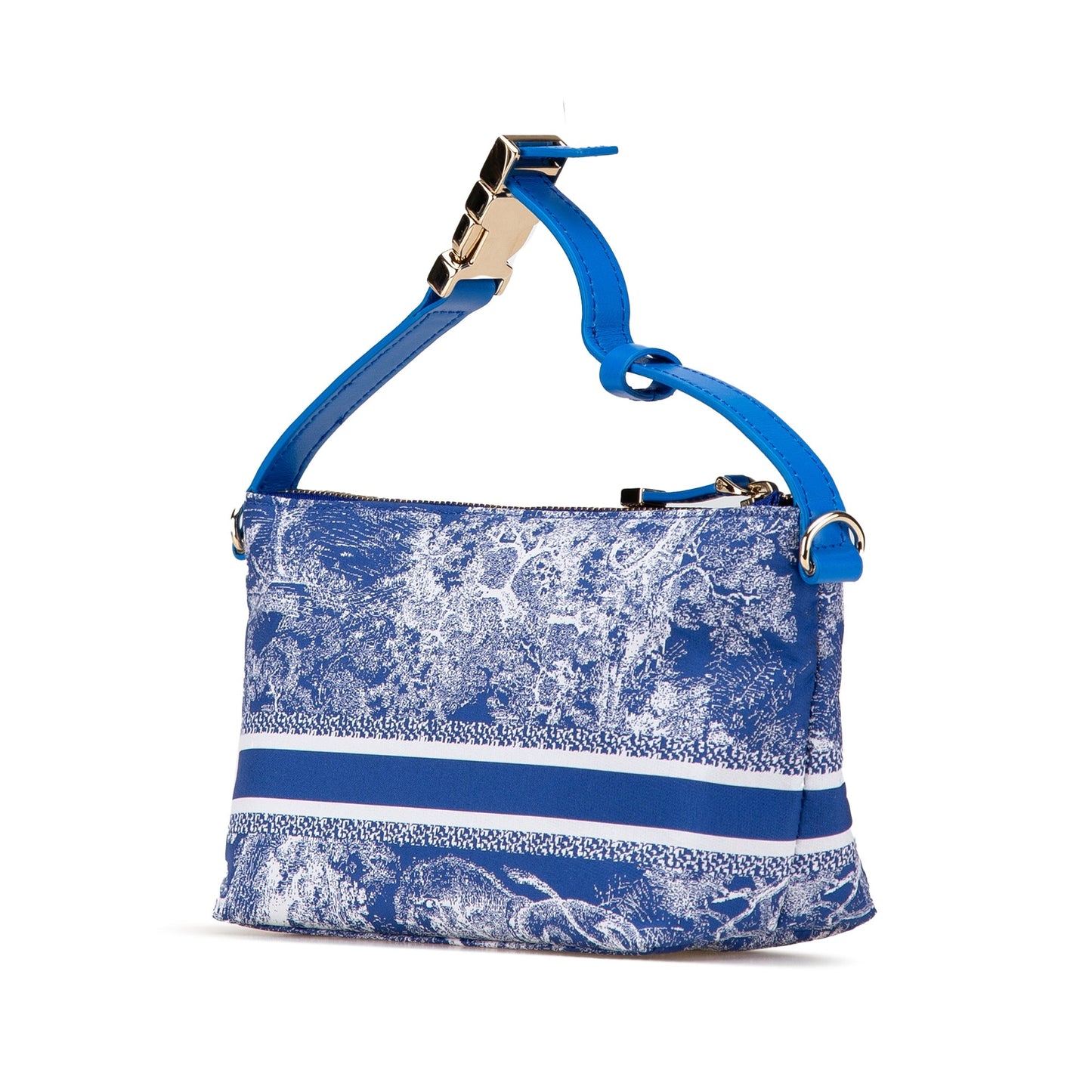 Small Technical Fabric Toile de Jouy Reverse DiorTravel Nomad Pouch
