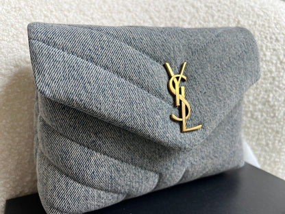 Yves Saint Laurent (YSL) Denim Toy Lou Lou