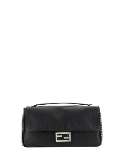 Fendi Women Leather Baguette Shoulder Bag
