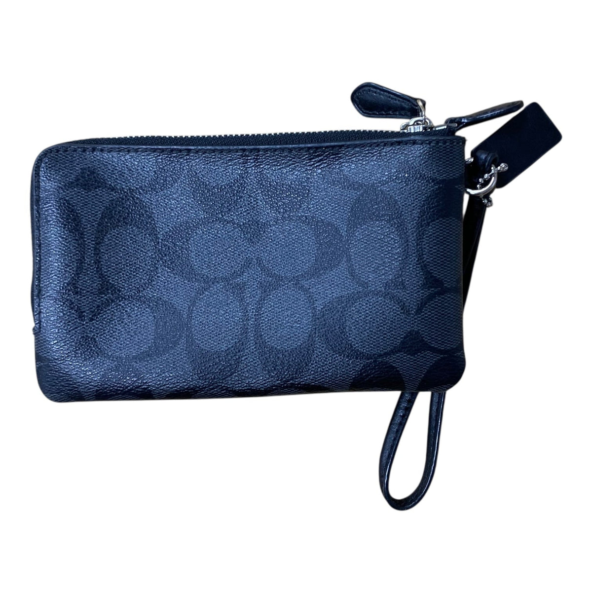 Wristlet Designer By Coach In Black, Size:Medium