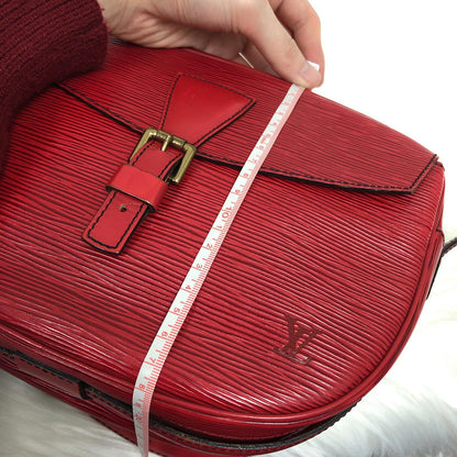 Louis-Vuitton Epi Rare Red Jeune Fille MM
