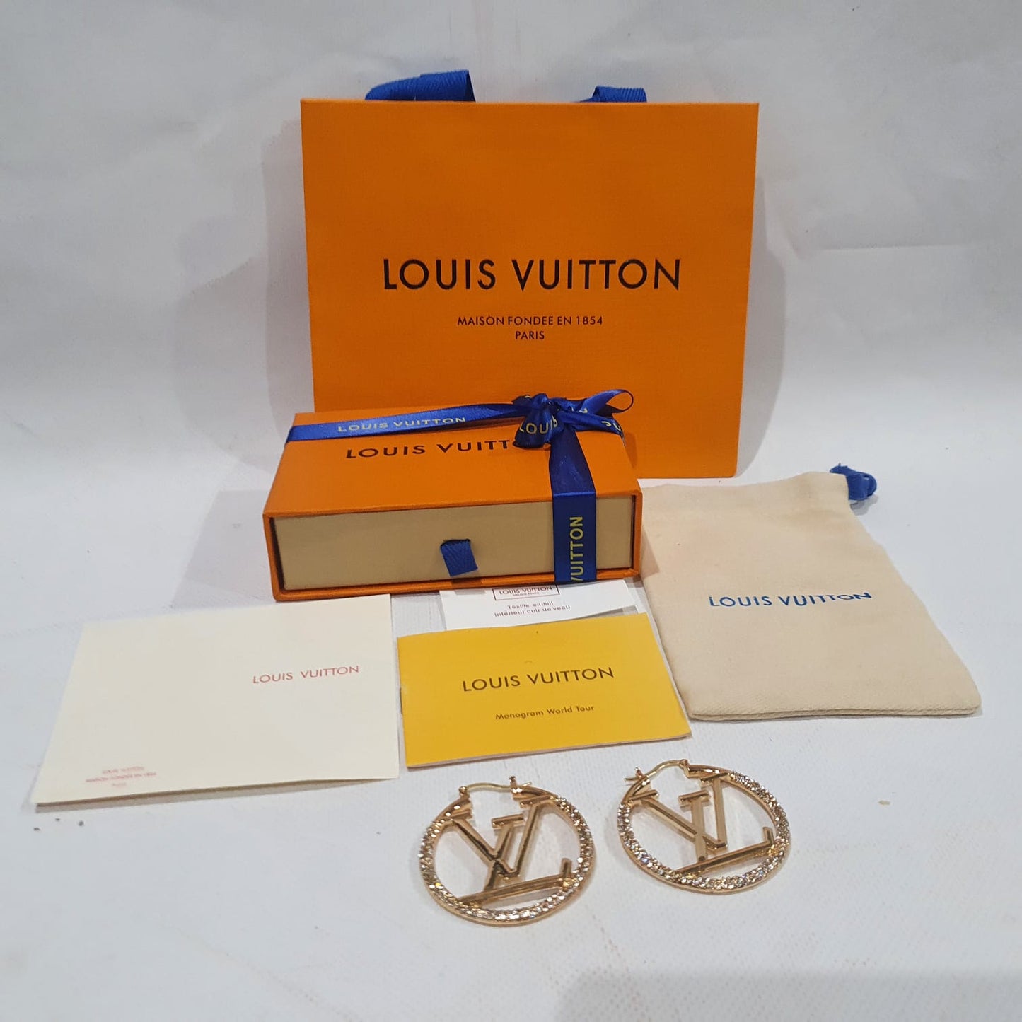 Louis  Vuitton Necklace, Earrings and Brooch Set
