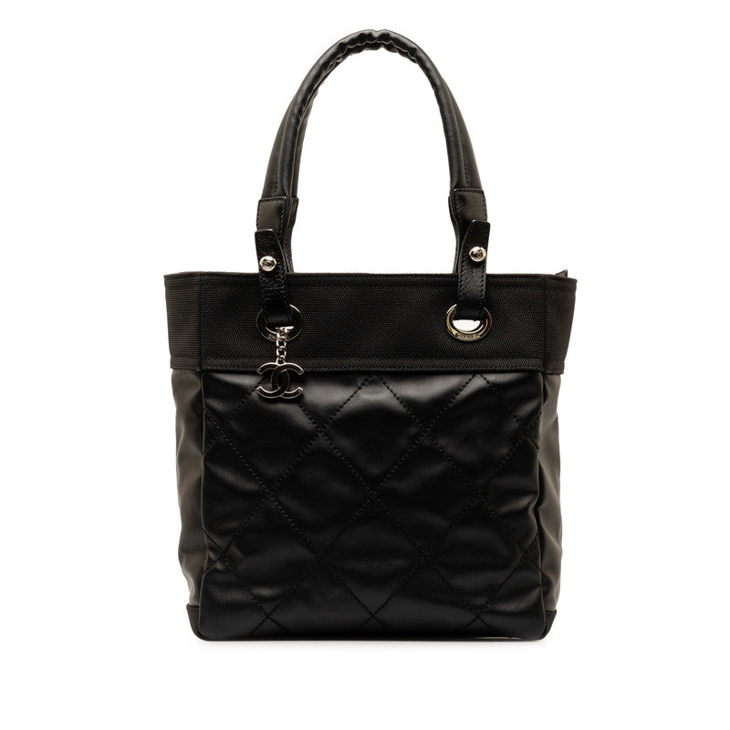 Chanel Paris Biarritz PM Tote Bag  Canvas Handbag A34208 in Excellent condition