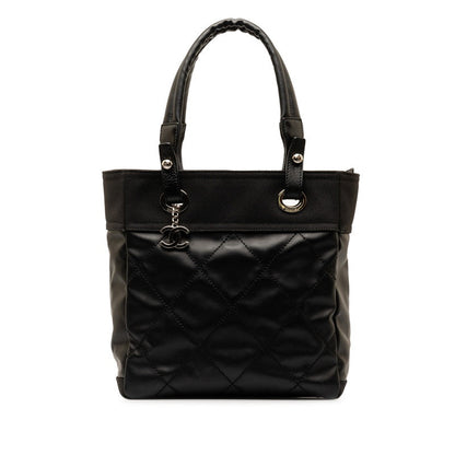 Chanel Paris Biarritz PM Tote Bag  Canvas Handbag A34208 in Excellent condition