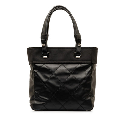 Chanel Paris Biarritz PM Tote Bag  Canvas Handbag A34208 in Excellent condition