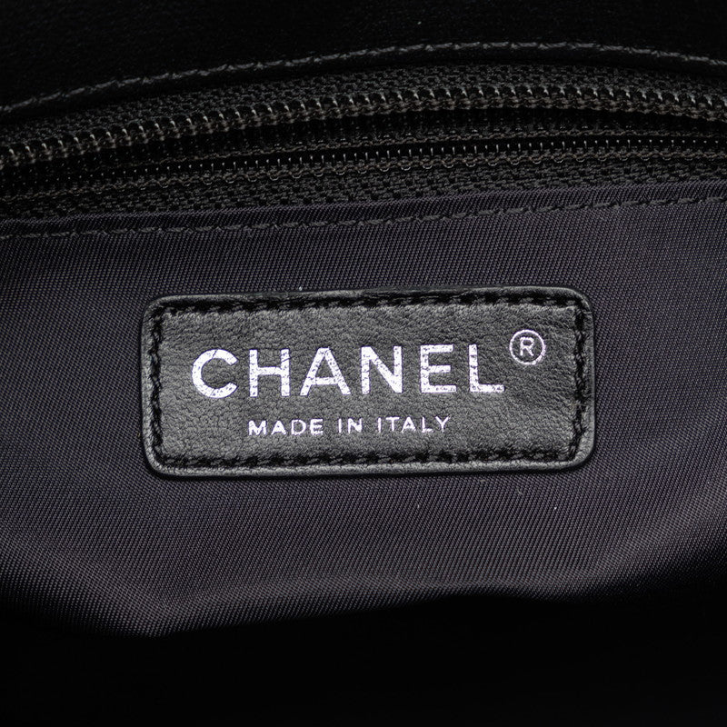 Chanel Paris Biarritz PM Tote Bag  Canvas Handbag A34208 in Excellent condition