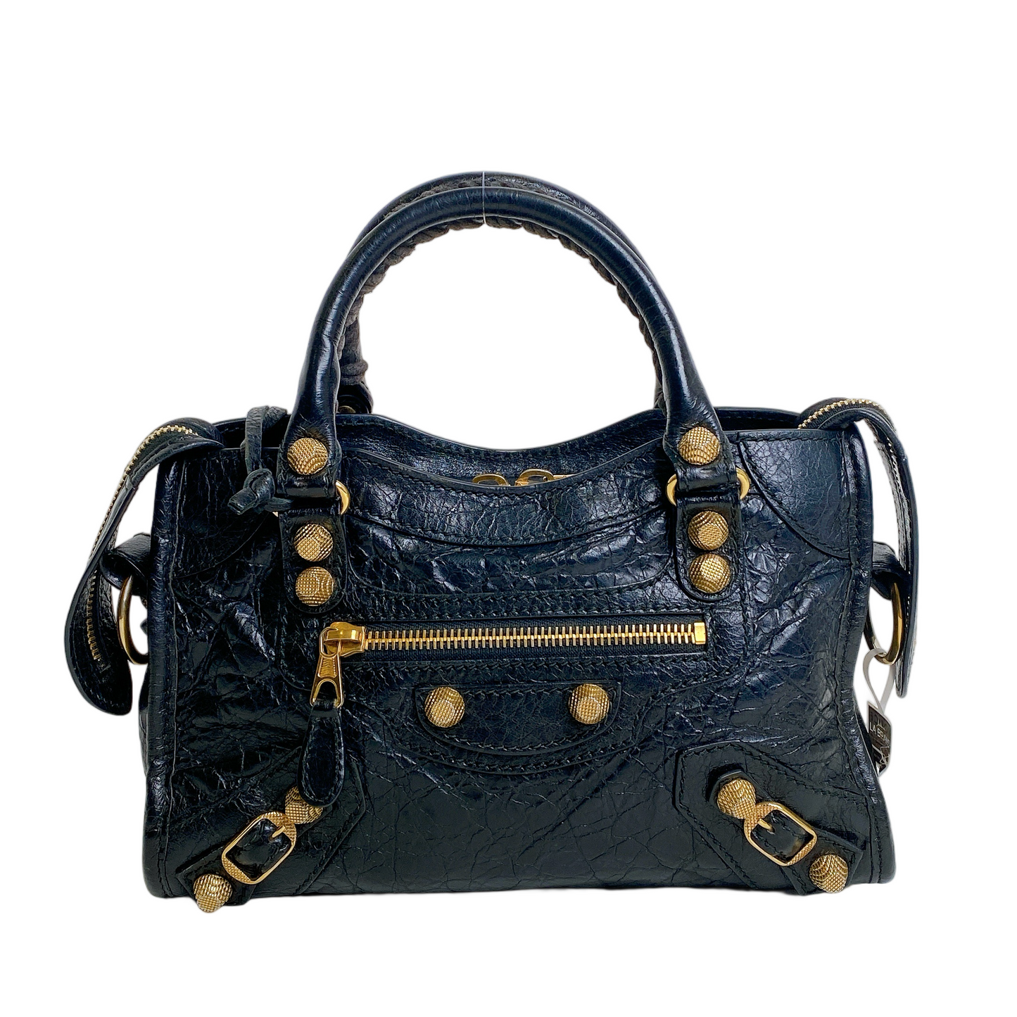 BALENCIAGA CITY MINI IN BLACK