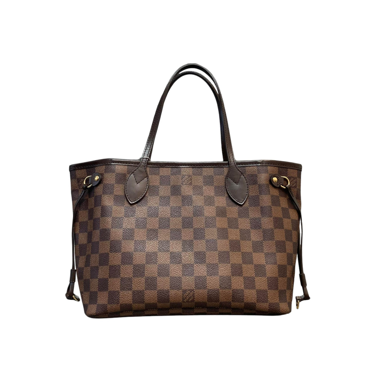 Louis-Vuitton Neverfull PM Damier Ebene Canvas Brown