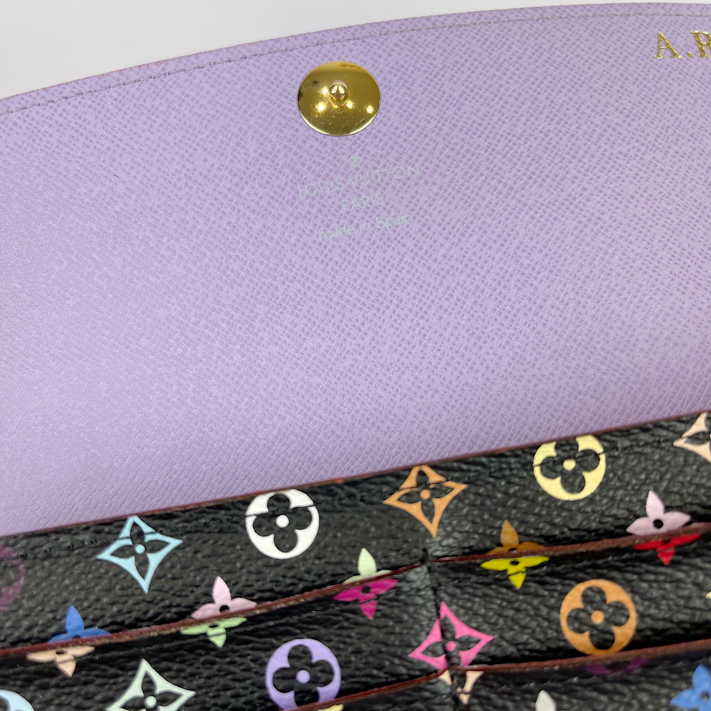 Louis-Vuitton Sarah Wallet Monogram Multicolour GHW