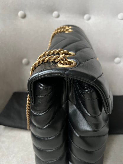 Yves Saint Laurent (YSL) Medium Black Lou