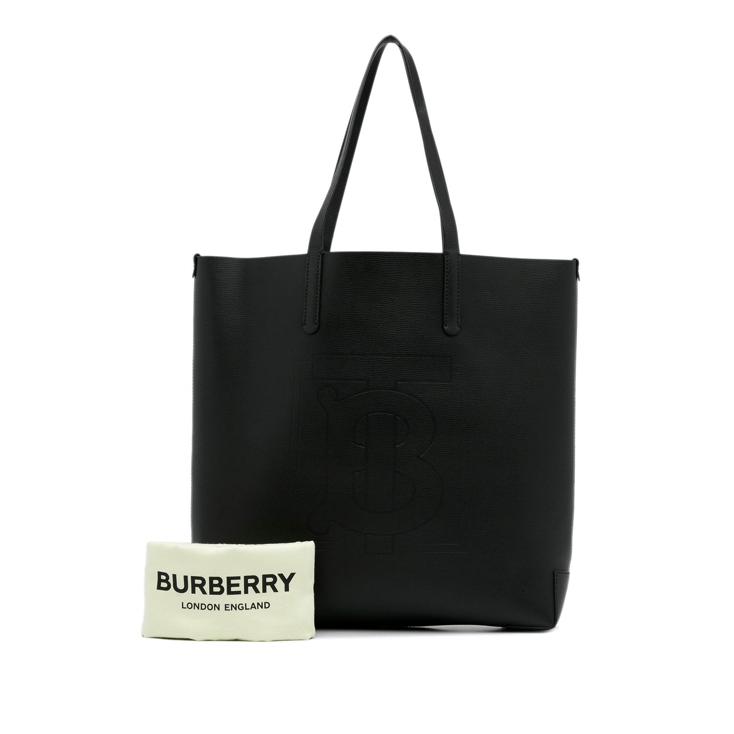 Burberry The TB Logo Bag Black Leather