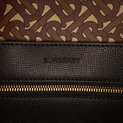 Burberry The TB Logo Bag Black Leather
