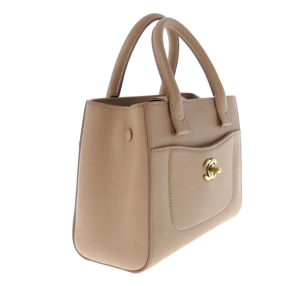 Chanel Neo executive small beige bag