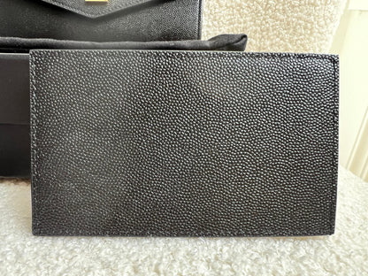 Yves Saint Laurent (YSL) Black Uptown Chain Wallet