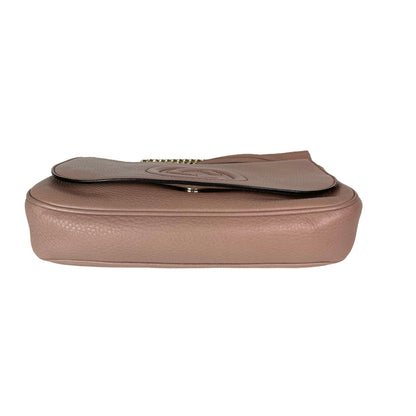 Gucci Soho Bag in Rose Beige Pebbled Calfskin