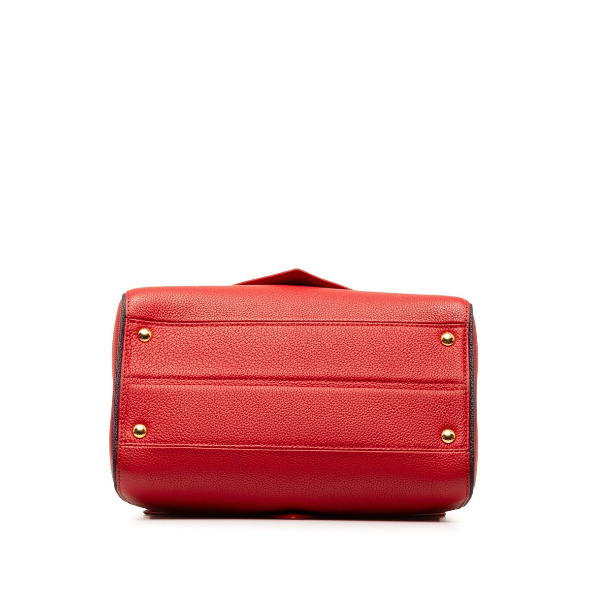 Red Louis Vuitton Monogram Double V Satchel