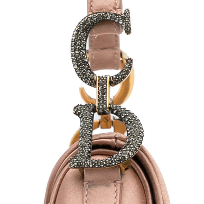 Mini Satin Crystal Embellished Saddle