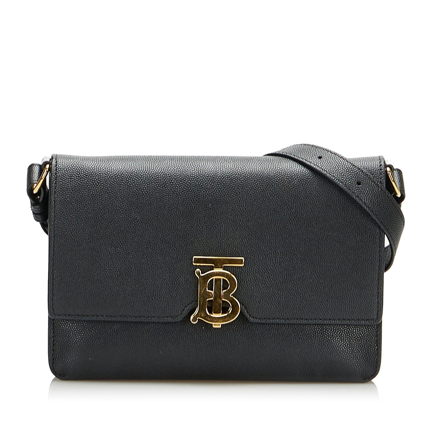 Burberry The TB Bag Small Black Leather