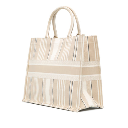Large Stripes Book Tote