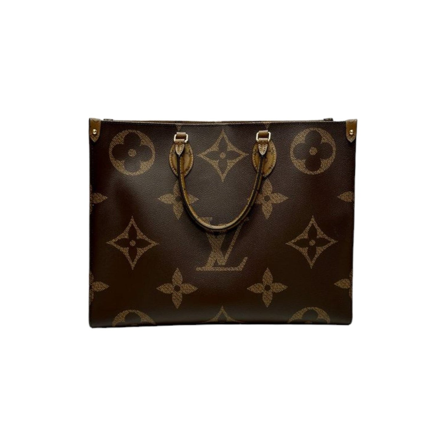 Louis-Vuitton On the go GM Reverse Monogram Large Brown GHW