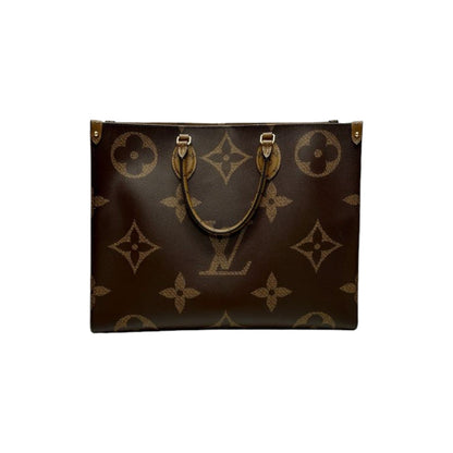Louis-Vuitton On the go GM Reverse Monogram Large Brown GHW
