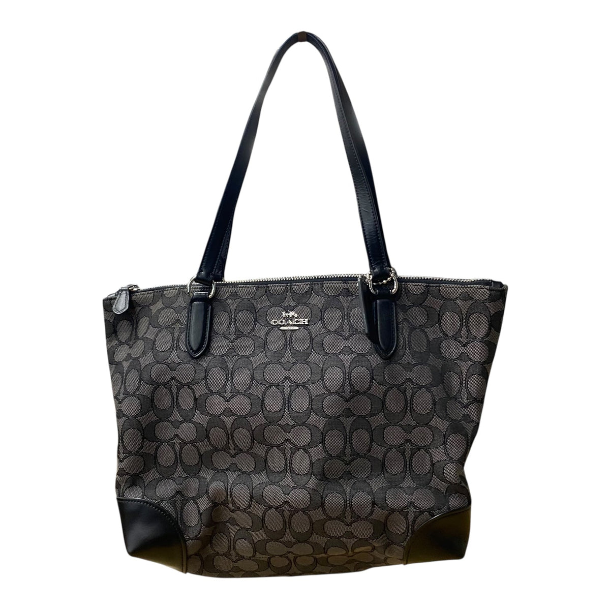 Handbag Designer By Coach In Black, Size:Medium