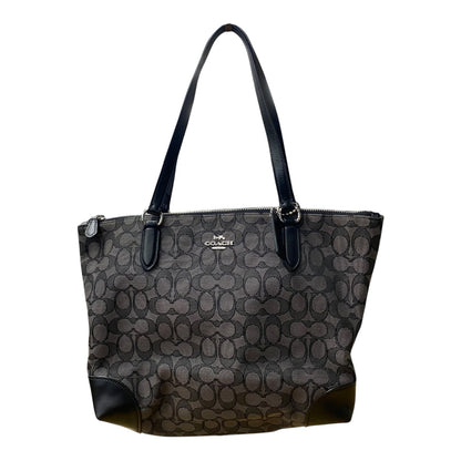 Handbag Designer By Coach In Black, Size:Medium