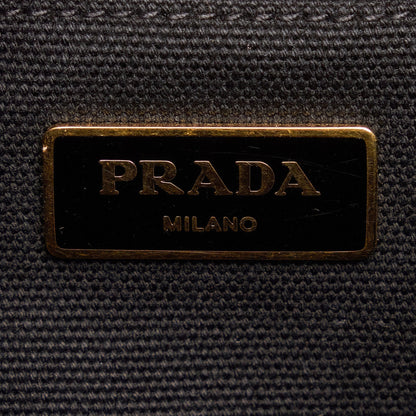 Prada Canapa Righe Satchel