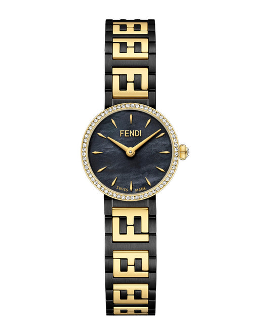 Fendi Womens  Two Tone 19mm Bracelet Fashion Watch