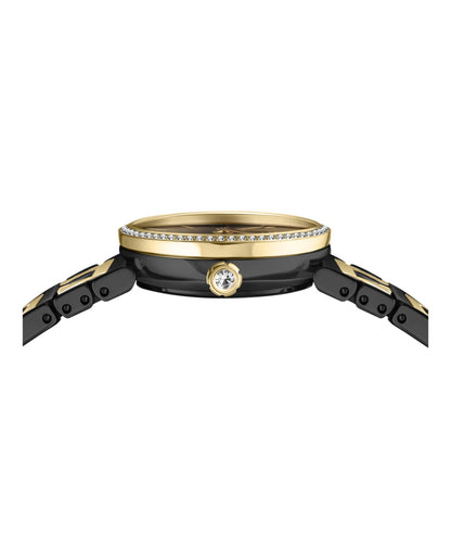 Fendi Womens  Two Tone 19mm Bracelet Fashion Watch