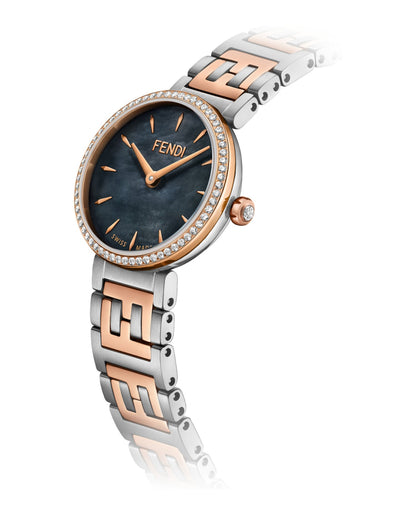 Fendi Womens  Two Tone 19mm Bracelet Fashion Watch