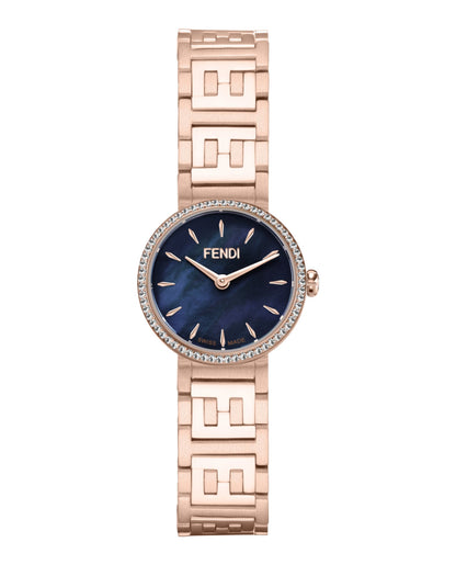 Fendi Womens  Rose Gold 19mm Bracelet Fashion Watch