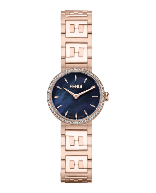 Fendi Womens  Rose Gold 19mm Bracelet Fashion Watch