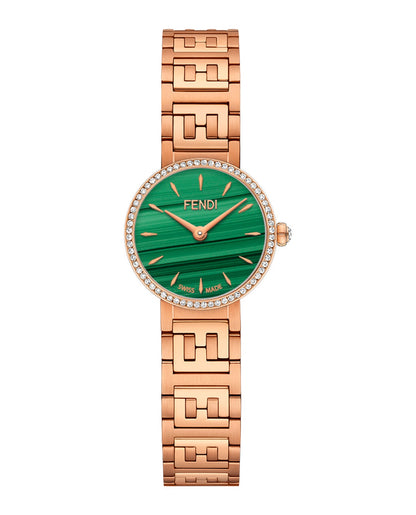 Fendi Womens  Rose Gold 19mm Bracelet Fashion Watch