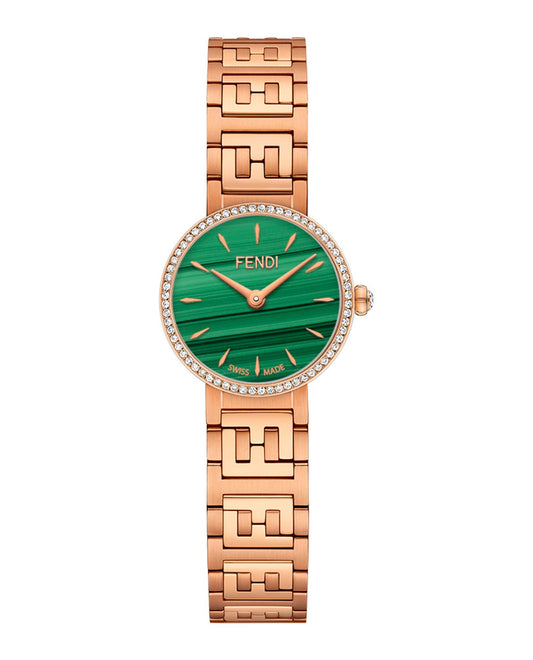 Fendi Womens  Rose Gold 19mm Bracelet Fashion Watch