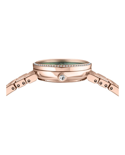Fendi Womens  Rose Gold 19mm Bracelet Fashion Watch