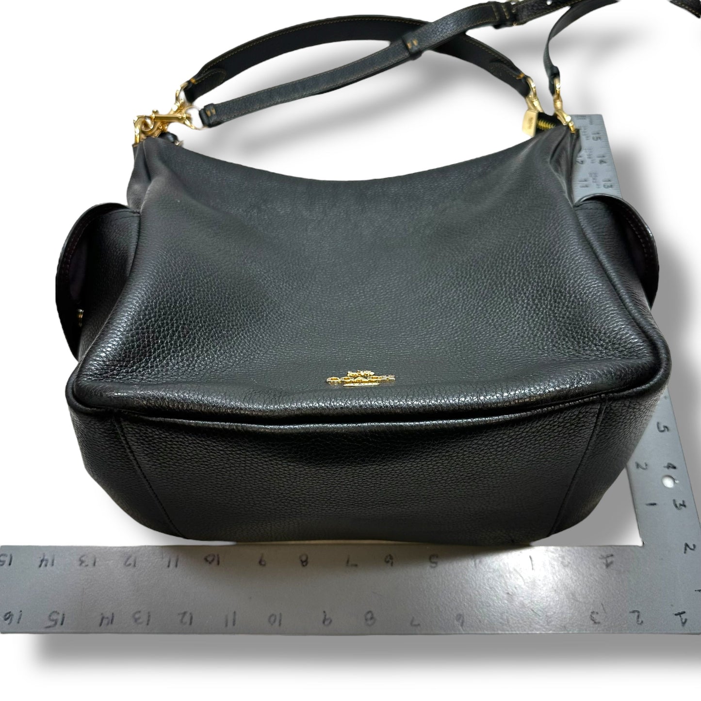Pennie shoulder Handbag Designer By Coach, Size: Medium