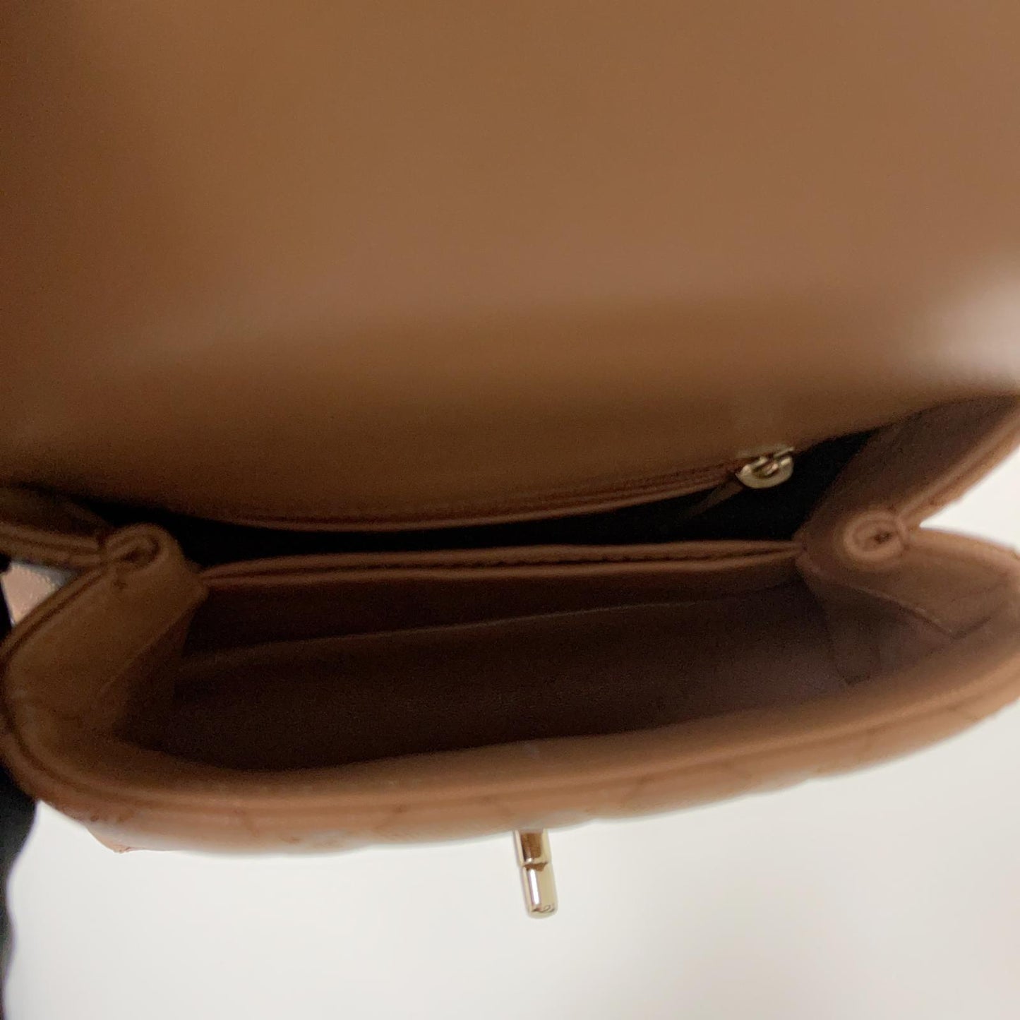 Mini Coco Handle Flap Caramel LGHW