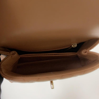 Mini Coco Handle Flap Caramel LGHW