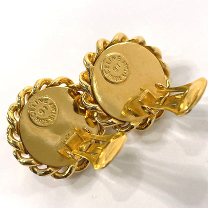 CELINE Earring Metal, Faux Pearl gold Women Secondhand