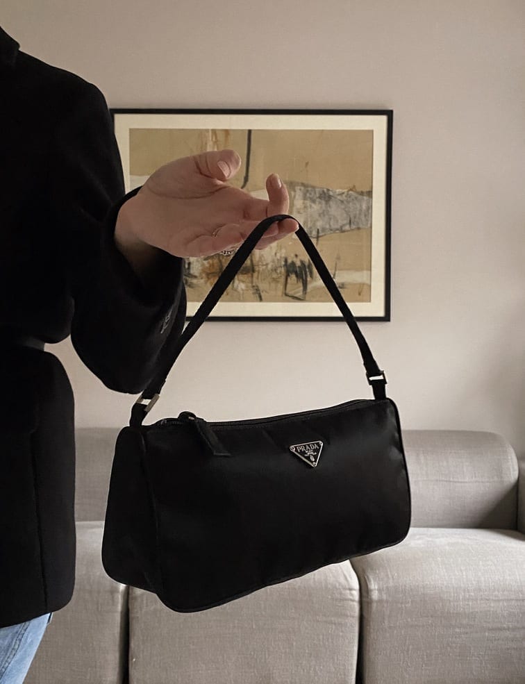 Prada Black Nylon Mini Bag